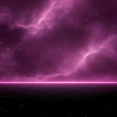Wall Mural - purple nebula abstract background