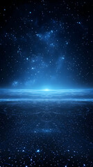 Wall Mural - abstract night sky background illustration
