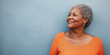© britaseifert - Close up portrait of smiling african elderly woman