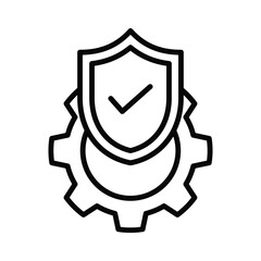 repair icon line vector design template in trendy style