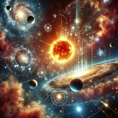 Wall Mural - Stellar Forge A forge in space where stars are being created