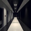 © Abraham - A modern medical clinic office hallway and reception area