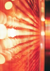 Aufkleber - Vibrant Abstract Glowing Grid with Intricate Light Patterns
