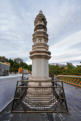 Wall Mural - Stone pagoda on the north side of Xumi Lingjing Site, Summer Palace, Beijing.