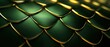© VANATSANUN - Close-up view of iridescent green and gold scales of a reptile, displaying natural beauty.