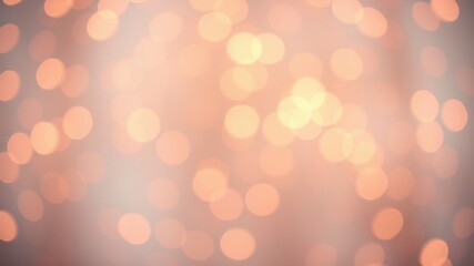 Wall Mural - abstract peach and rose gold bokeh background perfect for elegant designs and festive occasions