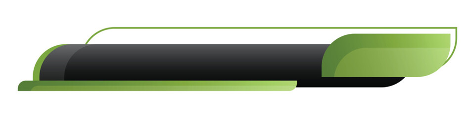Wall Mural - Lower third banner. Lower third bar template for breaking news, television, video and media channels. Interface template