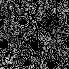 abstract seamless pattern background fabric fashion design print wrapping paper digital illustration