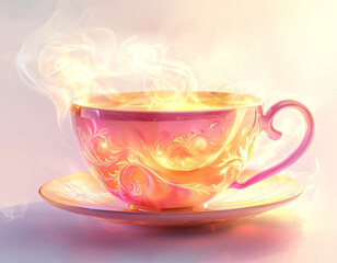 Wall Mural - Magical Teacup