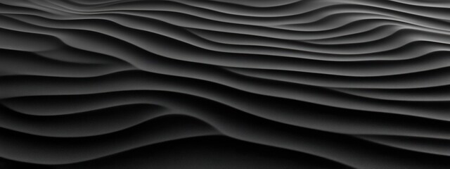 Aufkleber - Abstract grayscale image of undulating, wave-like texture.