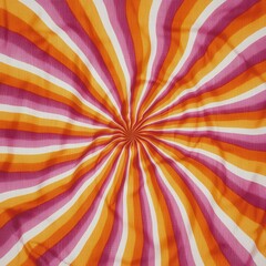 Wall Mural - Vibrant swirl pattern abstract design textile art colorful environment close-up view creative concept