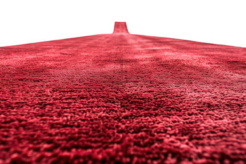 Red Carpet Isolated On White Background