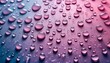 © emerald_media - covered water droplets and background colored texture