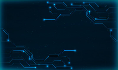 Leinwandbilder - Abstract background structural diagram computer technology.