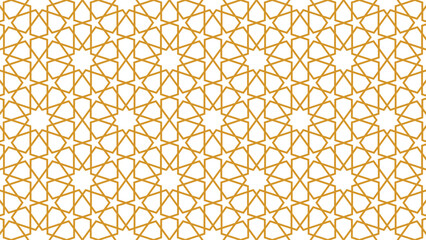 Wall Mural - islamic geometric seamless pattern background