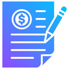 Sticker - Invoice Icon