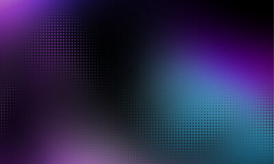 Fototapete - Vector halftone gradient effect. Light pastel colours abstract background. Retro 80's style colors and textures