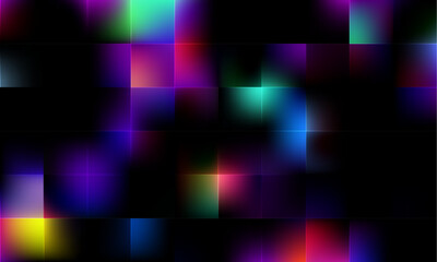 Aufkleber - This vibrant abstract background features colorful mosaic patterns enhanced by light effects, creating a dynamic visual experience that draws viewers