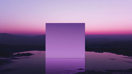A minimalistic background with a dark mauve color palette, featuring a banner display for a sleek, contemporary look.