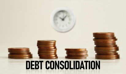 Debt consolidation as Combining multiple debts, such as credit card balances, personal loans, or other liabilities, into a single loan or payment plan