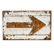 © Kunut - Rustic wooden sign with large arrow pointing right, featuring weathered transparency background and textured brown arrow. Perfect for directional guidance in vintage setting