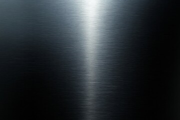 Aufkleber - A close-up of a smooth, brushed metal surface with subtle reflections.