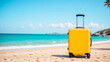 © AI   NEX GEN - suitcase on the beach