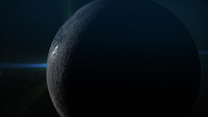 Wall Mural -  4K Eris Planet in Deep Space