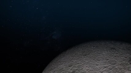 Wall Mural - 4K Moon and Dark Side