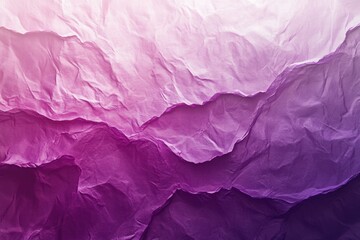 Poster - Abstract textured background with crumpled paper in shades of purple.