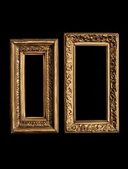 Wall Mural - Gold Frames Side by Side