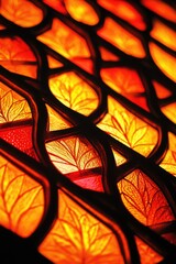 Wall Mural - Stained glass window detail