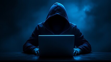 Computer crime concept.