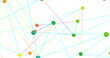 © vegefox.com - Abstract Network with Colorful Nodes