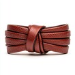 © UnderTheSun - A stylish rolled brown leather belt showcasing texture and elegance, perfect for adding a refined touch to any outfit.