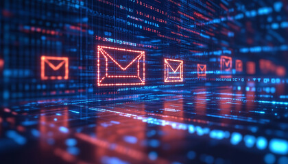 email on binary code