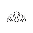 © SaymaHossan - Croissant icon vector logo symbol