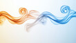 © Sahraya - Cold and hot air flow effects set isolated on transparent background. Vector realistic illustration of red and blue color swirls, climate control system design elements, fresh breeze, warm wind waves