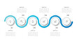 © lha10 - Vector infographic circle design template with 6 option or steps.