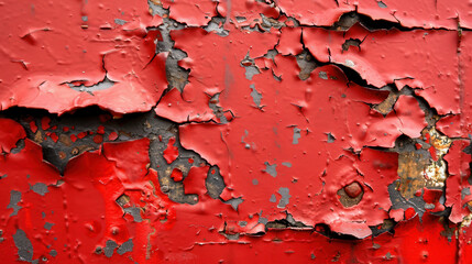 Poster - red metal texture 