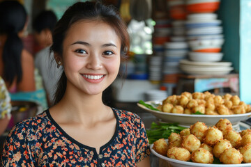 Poster - Burmese Food, Served On A Table