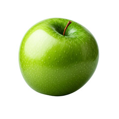 green apple isolated on white