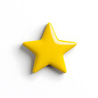 © Oksana - 3d gold glossy yellow star icon isolated on white background