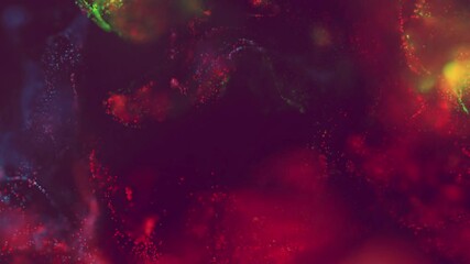 Wall Mural - abstract background wave particles glow