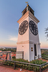 Wall Mural - Clock tower in Petrovaradin Fortress, Novi Sad, Serbia