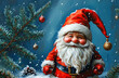 © ali - Miniature Santa Claus toy. Biblo