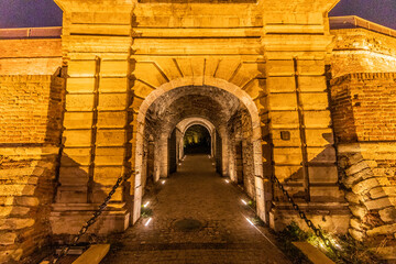 Wall Mural - Evening view of the Royal Gate of Belgrade Fortress, Serbia