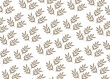 © Gilang - seamless floral background, seamless pattern with leaves, leaf illustration, white background