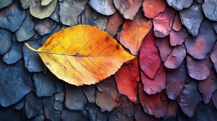Nature textures blending organic and vibrant colors. Generative AI