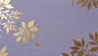 © Ernando - Gold Leaf Branches on Lavender Textured Background
